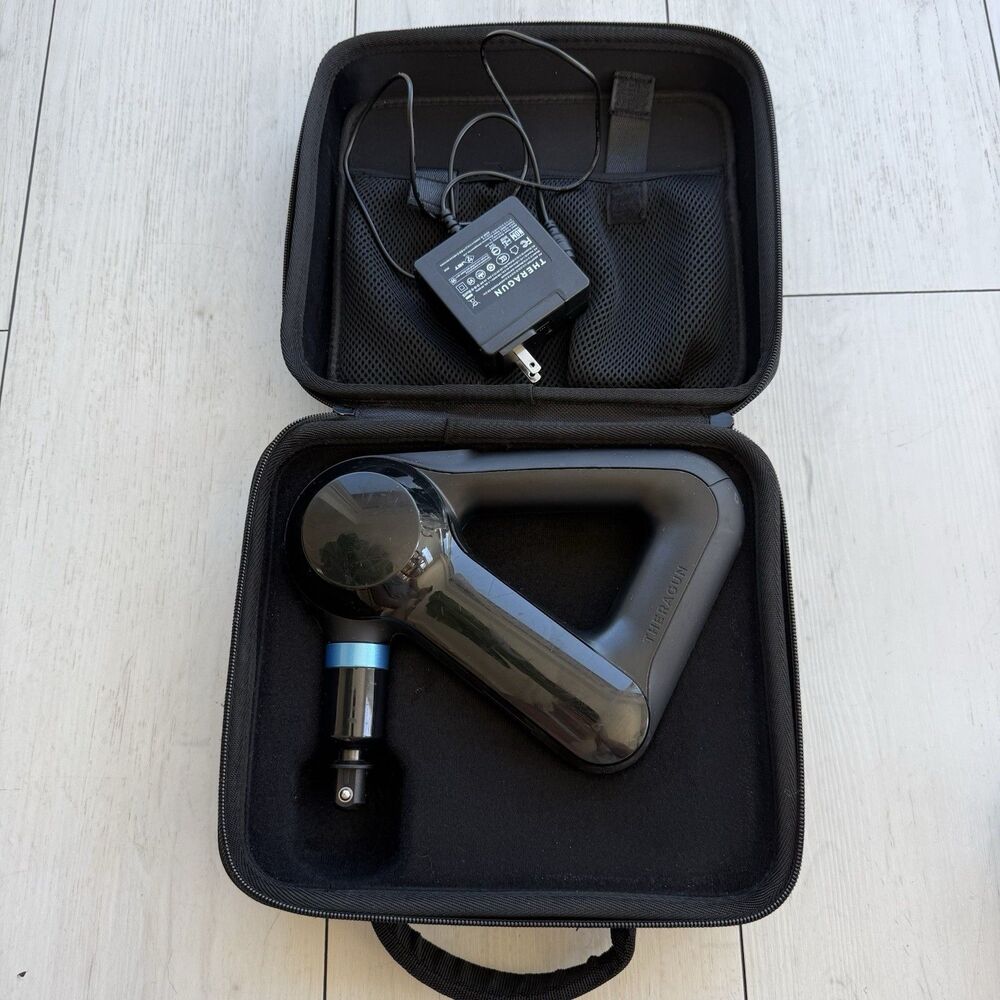 Theragun Elite Therapy Massage Device Black With Case  - For Parts - Don’t Work